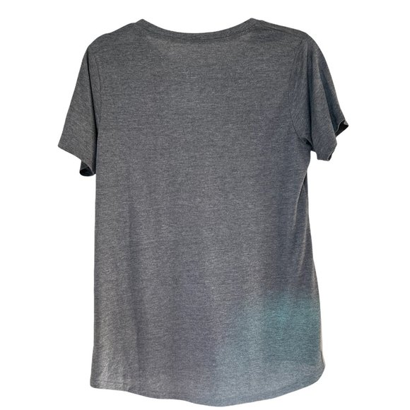 Modern Lux Polyester T-Shirt Large Gray Womens DOG MOM Short Sleeve New - Picture 2 of 4